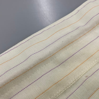 【中古品】【メンズ】 VINTAGE ヴィンテージ 70’S PERMANENT PRESS STRIPE L S SHIRT パーマネント プレス ストライプ ロングスリーブ シャツ 長袖 トップス 146-260820-yn-03-izu サイズ：41 カラー：イエロー 万代Net店