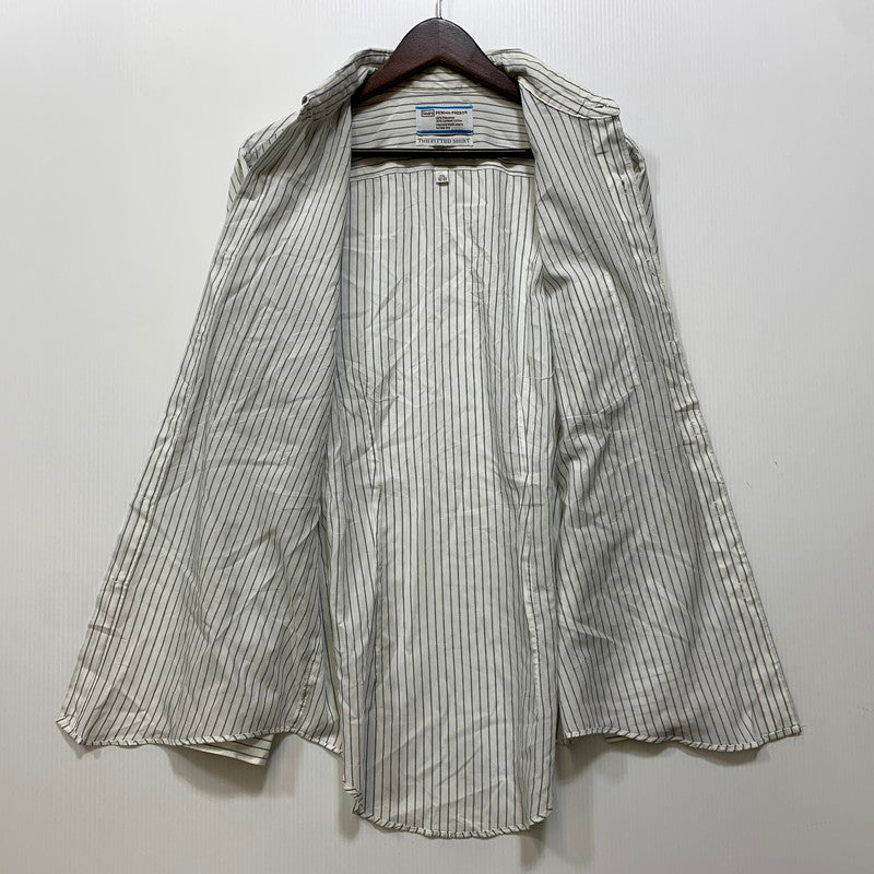 【中古品】【メンズ】 SEARS シアーズ PERMA PREST 70’S THE FITTED SHIRT フィッテッド シャツ 長袖 トップス 146-260820-yn-02-izu サイズ：15 1/2　 カラー：ホワイト 万代Net店