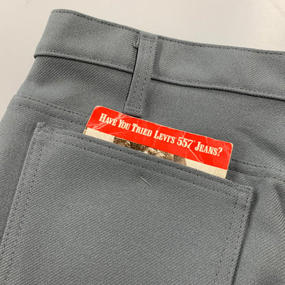 【中古品】【メンズ】 LEVI'S リーバイス STA-PREST 10517-6154 刻印698 USA製 89年製 SCOVILL ZIP 80’S BOOTS CUT PANTS スコビル ジップ ブーツ カット パンツ ボトムス ズボン 157-260812-cs-01-izu サイズ：W32 L34 カラー：グレー 万代Net店