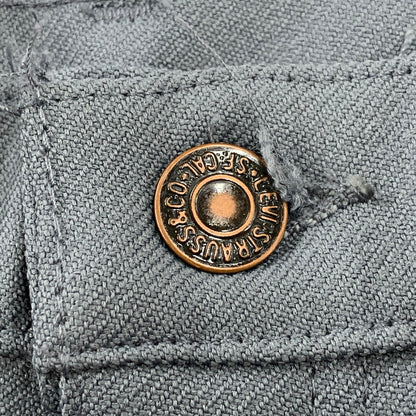 【中古品】【メンズ】 LEVI'S リーバイス STA-PREST 10517-6154 刻印698 USA製 89年製 SCOVILL ZIP 80’S BOOTS CUT PANTS スコビル ジップ ブーツ カット パンツ ボトムス ズボン 157-260812-cs-01-izu サイズ：W32 L34 カラー：グレー 万代Net店