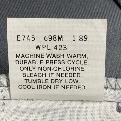 【中古品】【メンズ】 LEVI'S リーバイス STA-PREST 10517-6154 刻印698 USA製 89年製 SCOVILL ZIP 80’S BOOTS CUT PANTS スコビル ジップ ブーツ カット パンツ ボトムス ズボン 157-260812-cs-01-izu サイズ：W32 L34 カラー：グレー 万代Net店