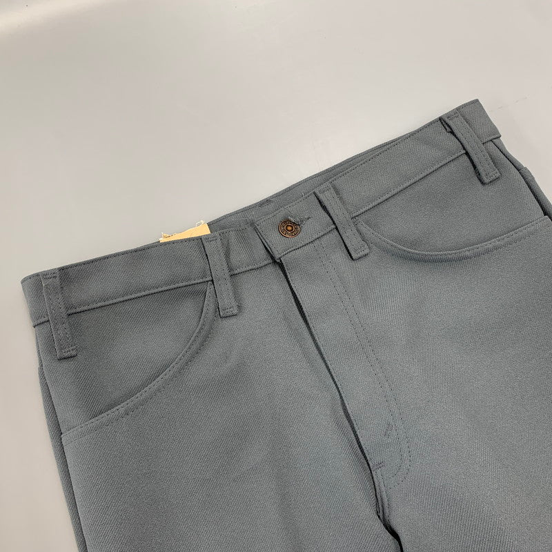 【中古品】【メンズ】 LEVI'S リーバイス STA-PREST 10517-6154 刻印698 USA製 89年製 SCOVILL ZIP 80’S BOOTS CUT PANTS スコビル ジップ ブーツ カット パンツ ボトムス ズボン 157-260812-cs-01-izu サイズ：W32 L34 カラー：グレー 万代Net店