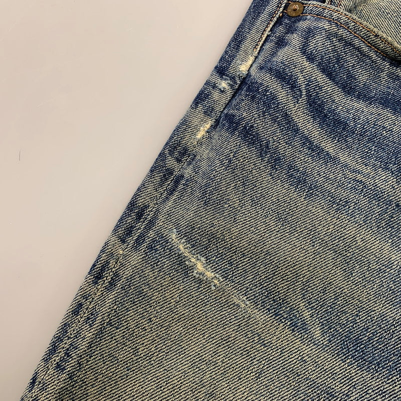 【中古品】【メンズ】 LEVI'S VINTAGE CLOSING リーバイス ヴィンテージクロージング 55501 刻印J22 日本製 1955MODEL復刻 04年製 BIG E 均等 V 501XX DENIM PANTS デニム パンツ ボトムス ズボン 157-260812-cs-02-izu サイズ：W32 L36 カラー：インディゴ 万代Net店