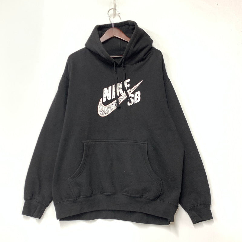 【中古品】【メンズ】 NIKE ナイキ × TRAVIS CACTUS JACK トラヴィス カクタス ジャック FOR SB HOODIE フォー エスビー フーディー トップス 長袖 142-260810-ya-07-izu サイズ：XL カラー：ブラック×ブルー 万代Net店