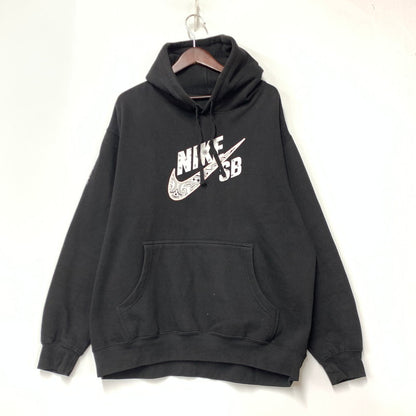 【中古品】【メンズ】 NIKE ナイキ × TRAVIS CACTUS JACK トラヴィス カクタス ジャック FOR SB HOODIE フォー エスビー フーディー トップス 長袖 142-260810-ya-07-izu サイズ：XL カラー：ブラック×ブルー 万代Net店