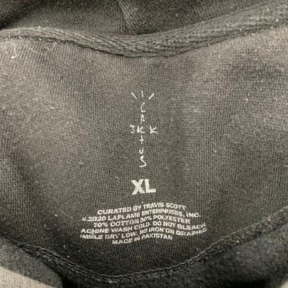 【中古品】【メンズ】 NIKE ナイキ × TRAVIS CACTUS JACK トラヴィス カクタス ジャック FOR SB HOODIE フォー エスビー フーディー トップス 長袖 142-260810-ya-07-izu サイズ：XL カラー：ブラック×ブルー 万代Net店