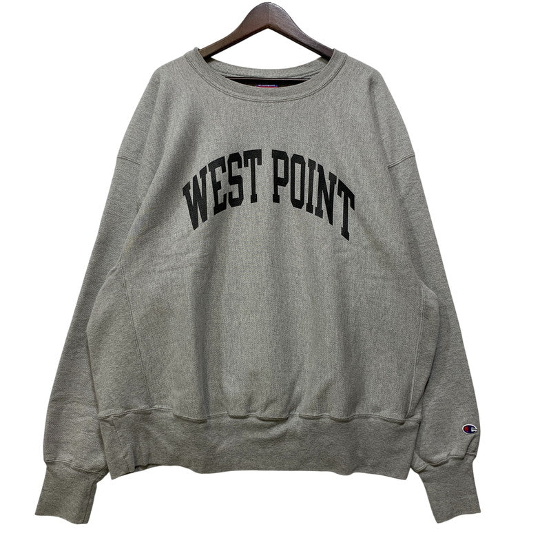 【中古品】【メンズ】 Champion チャンピオン WEST POINT REVERSE WEAVE SWEATSHIRT リバースウィーブ スウェット メキシコ製 146-260830-as-08-izu サイズ：XXL カラー：グレー 万代Net店