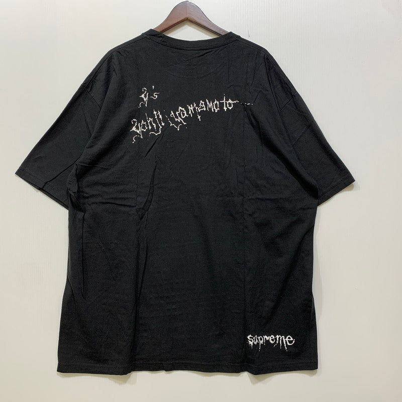 【中古品】【メンズ】 Supreme シュプリーム × Y'S BY YOHJI YAMAMOTO ワイズ ヨウジヤマモト THINKER TEE Tシャツ 半袖 149-260820-as-02-izu サイズ：XXL カラー：ブラック 万代Net店