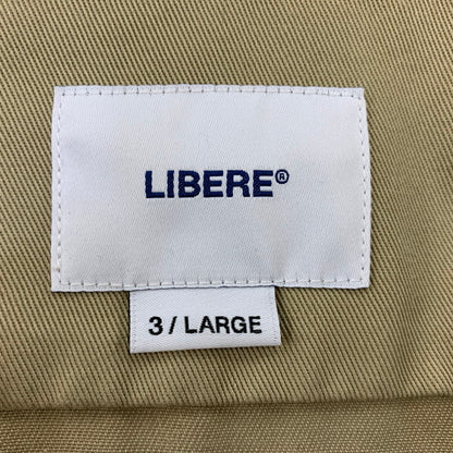【中古品】【メンズ】 LIBERE リベーレ × DICKIES ディッキーズ 222201 PLUS WORK SHIRTS プラスワークシャツ トップス 半袖 142-260818-ya-09-izu サイズ：L カラー：ベージュ 万代Net店