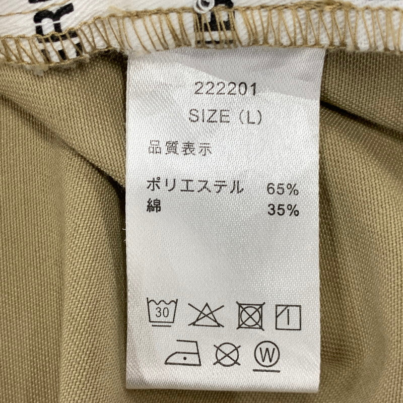 【中古品】【メンズ】 LIBERE リベーレ × DICKIES ディッキーズ 222201 PLUS WORK SHIRTS プラスワークシャツ トップス 半袖 142-260818-ya-09-izu サイズ：L カラー：ベージュ 万代Net店