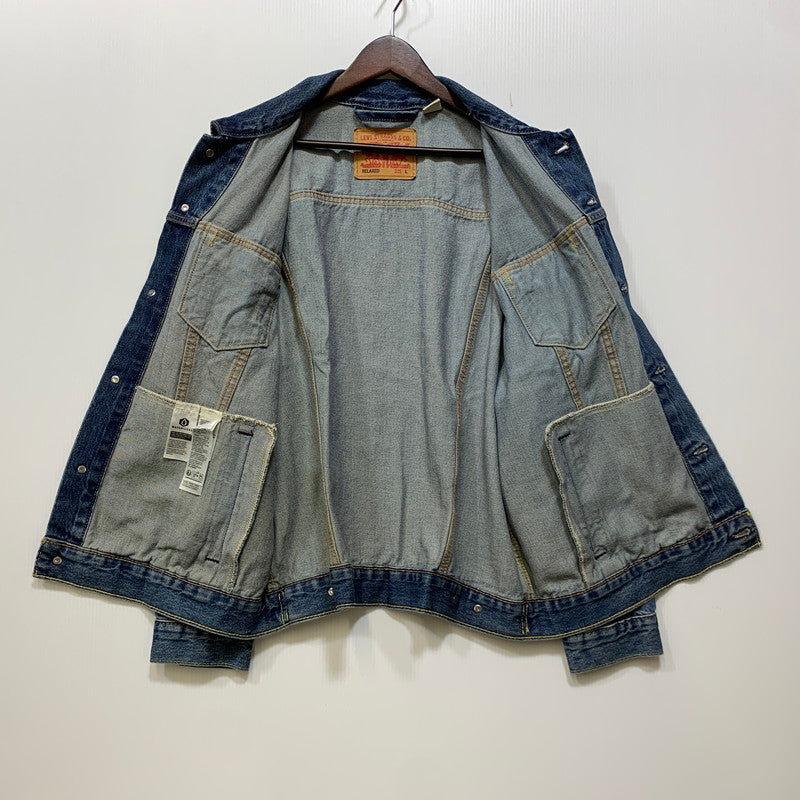 【中古品】【メンズ】 LEVI'S リーバイス PC9-A5782-0005 RELAXED FIT DENIM TRUCKER JACKET リラックス フィット デニム トラッカー ジャケット 147-260820-yn-01-izu サイズ：L カラー：インディゴ 万代Net店