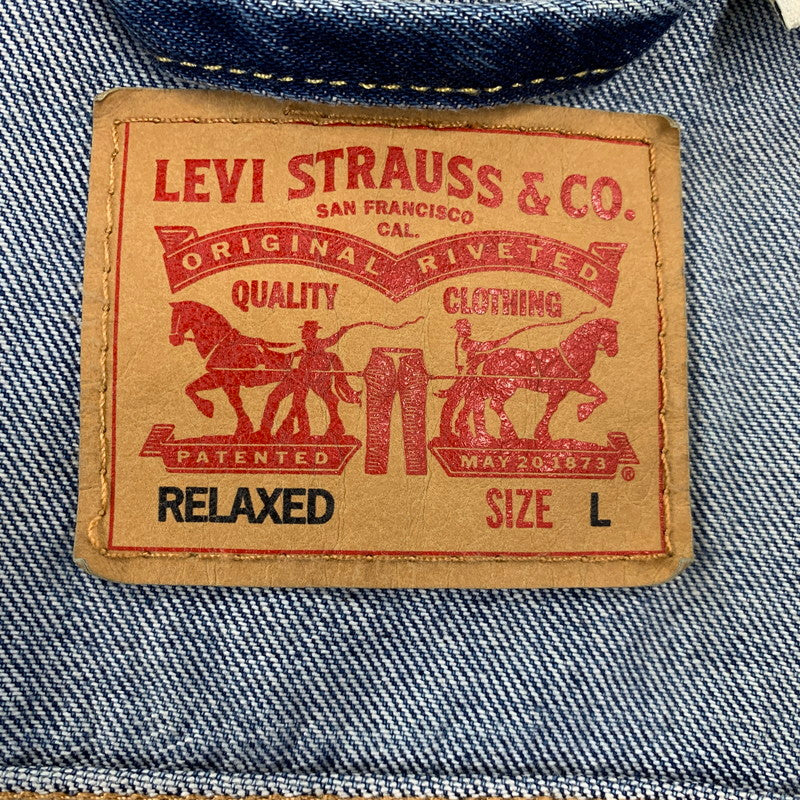 【中古品】【メンズ】 LEVI'S リーバイス PC9-A5782-0005 RELAXED FIT DENIM TRUCKER JACKET リラックス フィット デニム トラッカー ジャケット 147-260820-yn-01-izu サイズ：L カラー：インディゴ 万代Net店