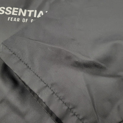 【中古品】【メンズ】 ESSENTIALS エッセンシャルズ × UNITED ARROWS ユナイテッドアローズ 5568-343-0066 NYLON COACH JACKET ナイロン コーチ ジャケット アウター 142-260824-ya-12-izu サイズ：L カラー：ブラック 万代Net店
