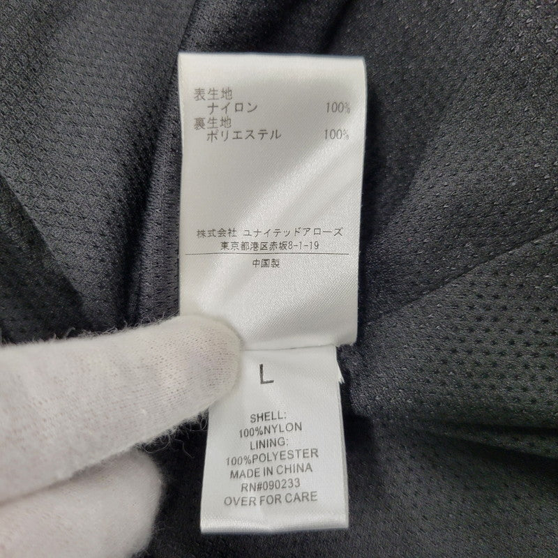 【中古品】【メンズ】 ESSENTIALS エッセンシャルズ × UNITED ARROWS ユナイテッドアローズ 5568-343-0066 NYLON COACH JACKET ナイロン コーチ ジャケット アウター 142-260824-ya-12-izu サイズ：L カラー：ブラック 万代Net店