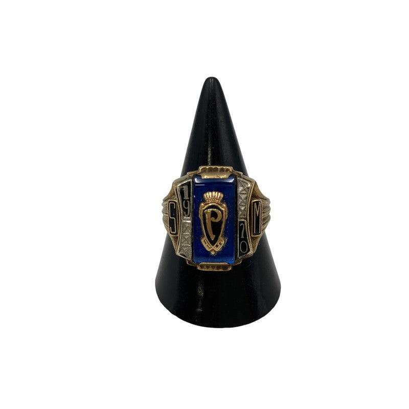 【中古品】【メンズ/レディース】 VINTAGE 10K 10金 1970 P CLASS RING クラス リング 指輪 アクセサリー 192-260810-cs-17-izu カラー：ゴールド 万代Net店