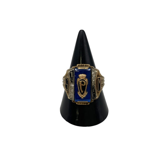 【中古品】【メンズ/レディース】 VINTAGE 10K 10金 1970 P CLASS RING クラス リング 指輪 アクセサリー 192-260810-cs-17-izu カラー：ゴールド 万代Net店
