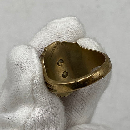 【中古品】【メンズ/レディース】 VINTAGE 10K 10金 1970 P CLASS RING クラス リング 指輪 アクセサリー 192-260810-cs-17-izu カラー：ゴールド 万代Net店