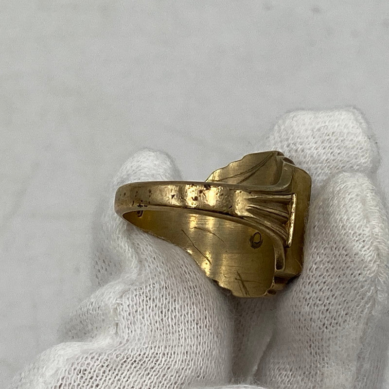 【中古品】【メンズ/レディース】 VINTAGE 10K 10金 1970 P CLASS RING クラス リング 指輪 アクセサリー 192-260810-cs-17-izu カラー：ゴールド 万代Net店