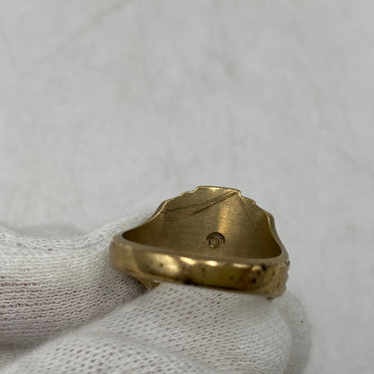 【中古品】【メンズ/レディース】 VINTAGE 10K 10金 1970 P CLASS RING クラス リング 指輪 アクセサリー 192-260810-cs-17-izu カラー：ゴールド 万代Net店