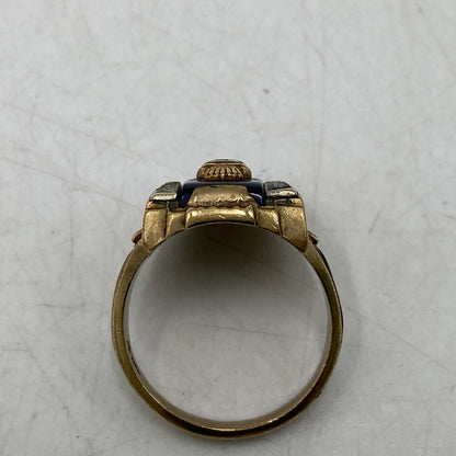 【中古品】【メンズ/レディース】 VINTAGE 10K 10金 1970 P CLASS RING クラス リング 指輪 アクセサリー 192-260810-cs-17-izu カラー：ゴールド 万代Net店