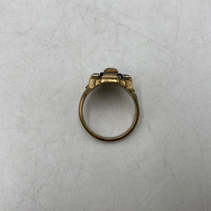 【中古品】【メンズ/レディース】 VINTAGE 10K 10金 1970 P CLASS RING クラス リング 指輪 アクセサリー 192-260810-cs-17-izu カラー：ゴールド 万代Net店
