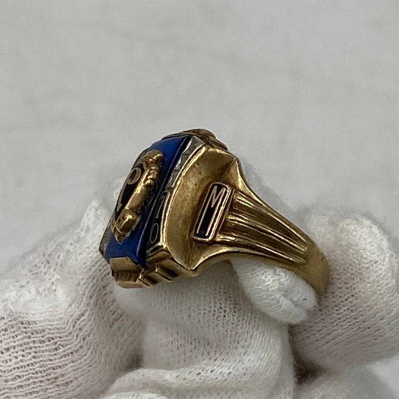 【中古品】【メンズ/レディース】 VINTAGE 10K 10金 1970 P CLASS RING クラス リング 指輪 アクセサリー 192-260810-cs-17-izu カラー：ゴールド 万代Net店