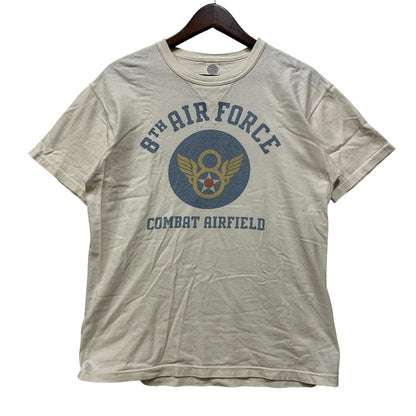 【中古品】【メンズ】 TOY'S MCCOY トイズマッコイ 8TH AIR FORCE TEE エア フォース Tシャツ トップス 半袖 145-260818-ya-10-izu サイズ：M カラー：ホワイト 万代Net店