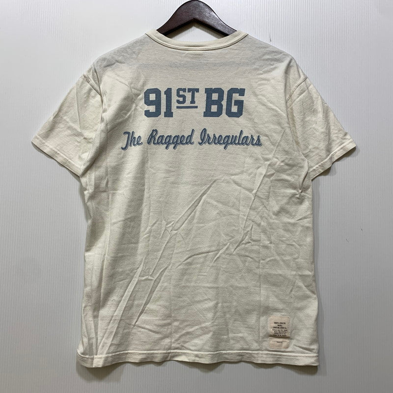 【中古品】【メンズ】 TOY'S MCCOY トイズマッコイ 8TH AIR FORCE TEE エア フォース Tシャツ トップス 半袖 145-260818-ya-10-izu サイズ：M カラー：ホワイト 万代Net店