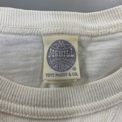 【中古品】【メンズ】 TOY'S MCCOY トイズマッコイ 8TH AIR FORCE TEE エア フォース Tシャツ トップス 半袖 145-260818-ya-10-izu サイズ：M カラー：ホワイト 万代Net店