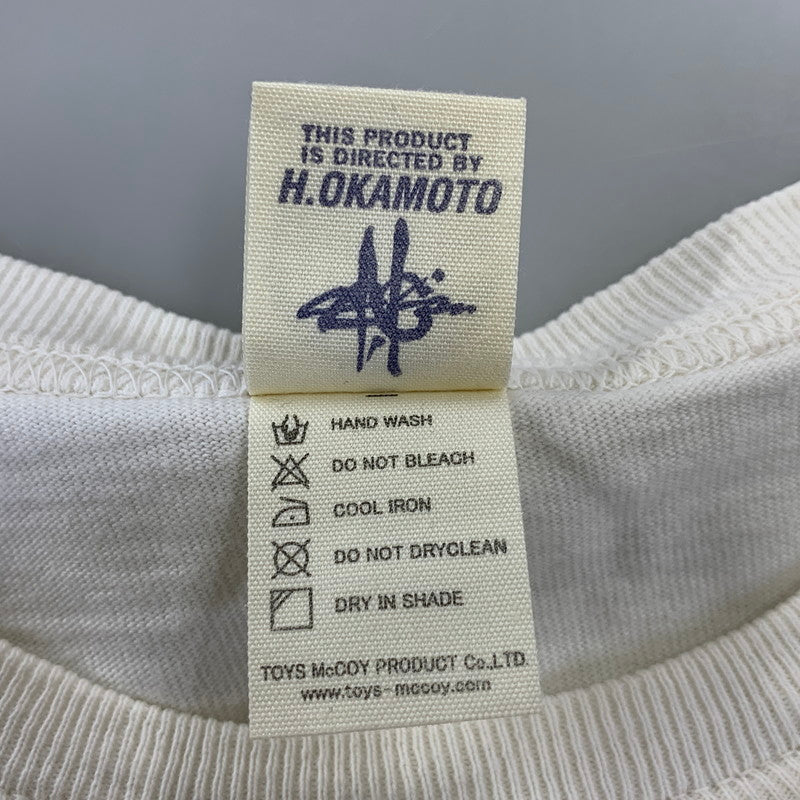 【中古品】【メンズ】 TOY'S MCCOY トイズマッコイ 8TH AIR FORCE TEE エア フォース Tシャツ トップス 半袖 145-260818-ya-10-izu サイズ：M カラー：ホワイト 万代Net店