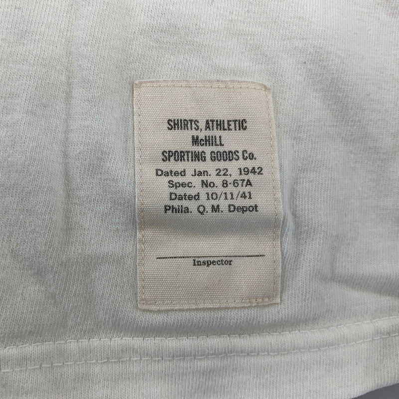 【中古品】【メンズ】 TOY'S MCCOY トイズマッコイ 8TH AIR FORCE TEE エア フォース Tシャツ トップス 半袖 145-260818-ya-10-izu サイズ：M カラー：ホワイト 万代Net店