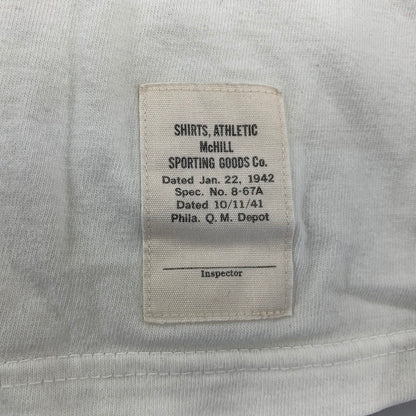 【中古品】【メンズ】 TOY'S MCCOY トイズマッコイ 8TH AIR FORCE TEE エア フォース Tシャツ トップス 半袖 145-260818-ya-10-izu サイズ：M カラー：ホワイト 万代Net店