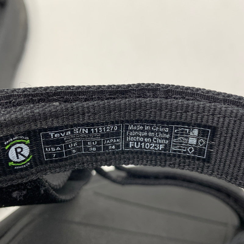 【中古品】【レディース】 TEVA テバ 1131270 HURRICANE ハリケーン XLT2 AMPSOLE アンプソール サンダル シューズ 靴 167-260818-ya-11-izu サイズ：24cm カラー：ブラック 万代Net店