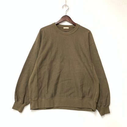 【中古品】【メンズ】 ULTERIOR アルテリア ULCS77-HC125 FADED SILKY TERRY RW SWEAT SHIRT フェイディッド シルキー テリーリバースウィーブ スウェット シャツ トップス 長袖 140-260810-ya-09-izu サイズ：3 カラー：カーキ 万代Net店