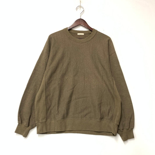 【中古品】【メンズ】 ULTERIOR アルテリア ULCS77-HC125 FADED SILKY TERRY RW SWEAT SHIRT フェイディッド シルキー テリーリバースウィーブ スウェット シャツ トップス 長袖 140-260810-ya-09-izu サイズ：3 カラー：カーキ 万代Net店