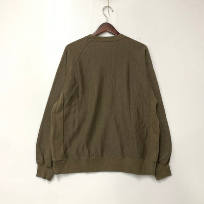 【中古品】【メンズ】 ULTERIOR アルテリア ULCS77-HC125 FADED SILKY TERRY RW SWEAT SHIRT フェイディッド シルキー テリーリバースウィーブ スウェット シャツ トップス 長袖 140-260810-ya-09-izu サイズ：3 カラー：カーキ 万代Net店