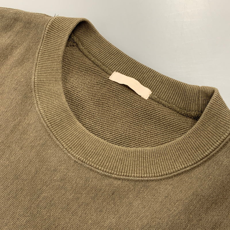 【中古品】【メンズ】 ULTERIOR アルテリア ULCS77-HC125 FADED SILKY TERRY RW SWEAT SHIRT フェイディッド シルキー テリーリバースウィーブ スウェット シャツ トップス 長袖 140-260810-ya-09-izu サイズ：3 カラー：カーキ 万代Net店