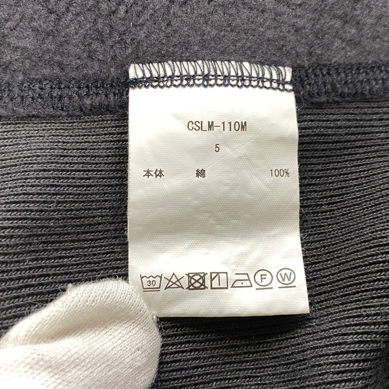 【中古品】【メンズ】 CIOTA シオタ CSLM-110M スビンコットン吊り裏毛起毛クルーネック スウェットシャツ トップス 長袖 140-260821-cs-11-izu サイズ：5 カラー：ブラック 万代Net店