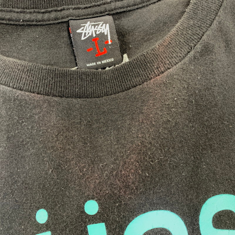 【中古品】【メンズ】 STUSSY ステューシー メキシコ製 千葉チャプト 00’S LOCAL COLOR SS LYNK TEE ローカル カラー エスエス リンク Tシャツ トップス 半袖 142-260828-cs-04-izu サイズ：L カラー：ブラック 万代Net店