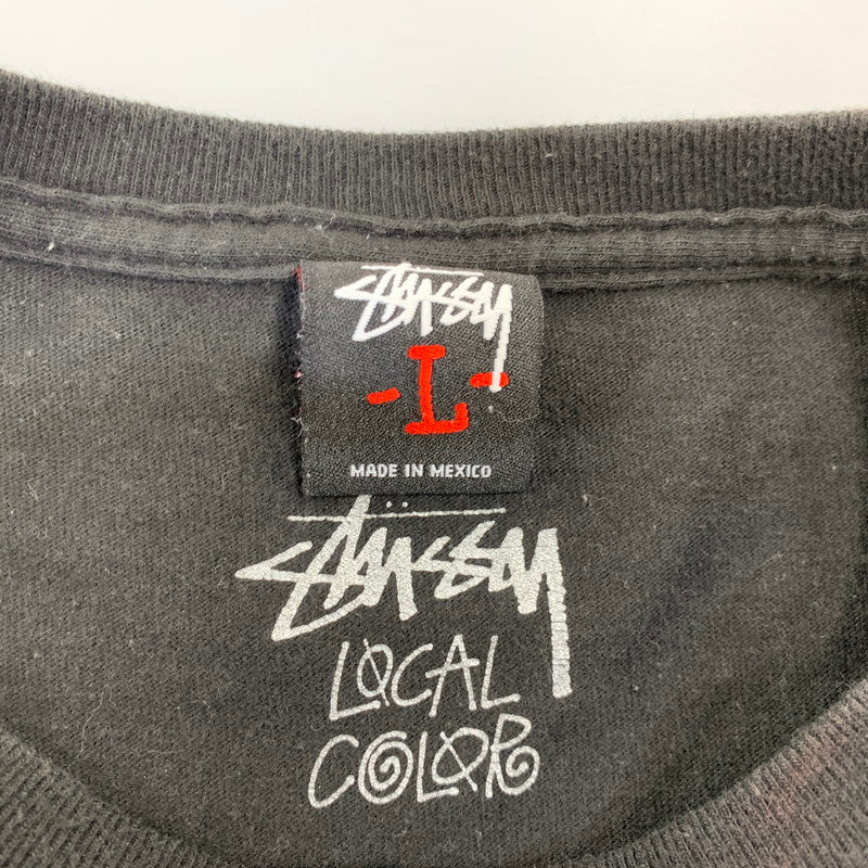 【中古品】【メンズ】 STUSSY ステューシー メキシコ製 千葉チャプト 00’S LOCAL COLOR SS LYNK TEE ローカル カラー エスエス リンク Tシャツ トップス 半袖 142-260828-cs-04-izu サイズ：L カラー：ブラック 万代Net店