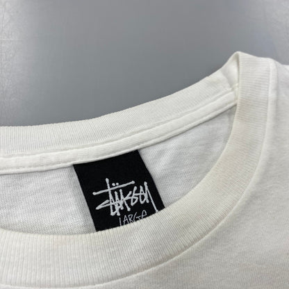 【中古品】【メンズ】 STUSSY ステューシー メキシコ製 SS LINK SS TEE エスエス リンク ショートスリーブ Ｔシャツ トップス 半袖 142-260819-cs-13-izu サイズ：L カラー：ホワイト 万代Net店