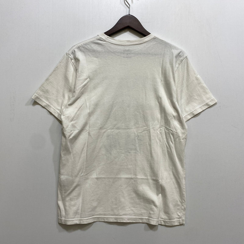 【中古品】【メンズ】 STUSSY ステューシー 金タグ SS LINK STRIPE SS TEE エスエス リンク ストライプ ショートスリーブ Tシャツ トップス 半袖 142-260819-cs-12-izu サイズ：M カラー：ホワイト 万代Net店