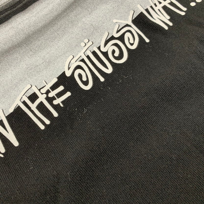 【中古品】【メンズ】 STUSSY ステューシー × TARO HIRANO 平野太呂 MY LIFE ON THE FREEWAY TEE 半袖 Tシャツ 金タグ 142-260820-as-28-izu サイズ：L カラー：ブラック 万代Net店