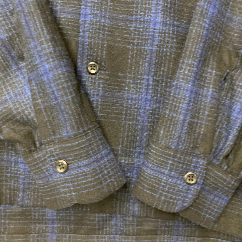 【中古品】【メンズ】 PENDLETON ペンドルトン EDIFICE エディフィス 別注 24-050-300-1010 BEACH SHIRT ビーチシャツ トップス 長袖 145-260810-ya-04-izu サイズ：L カラー：ブラック×ブルー 万代Net店