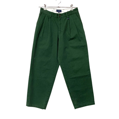 【中古品】【メンズ】 DESCENDANT ディセンダント 241WVDS-PTM09 DC-3 TWILL TROUSERS ツイル トラウザーズ パンツ ボトムス ズボン 153-260812-cs-05-izu サイズ：1 カラー：グリーン 万代Net店