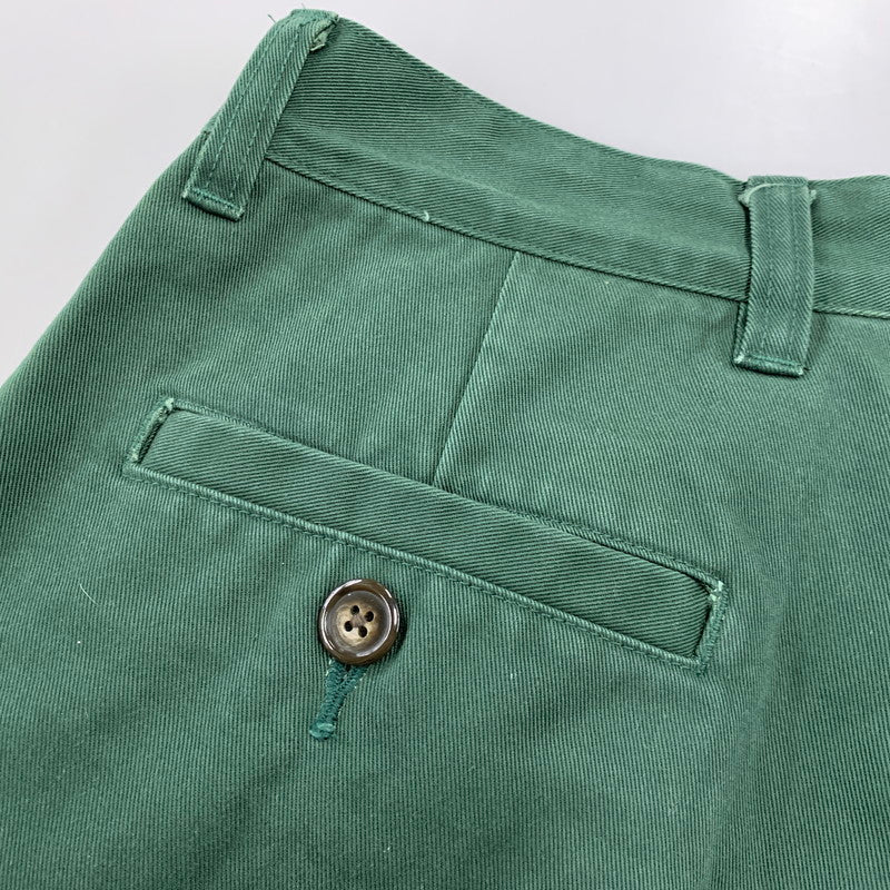 【中古品】【メンズ】 DESCENDANT ディセンダント 241WVDS-PTM09 DC-3 TWILL TROUSERS ツイル トラウザーズ パンツ ボトムス ズボン 153-260812-cs-05-izu サイズ：1 カラー：グリーン 万代Net店