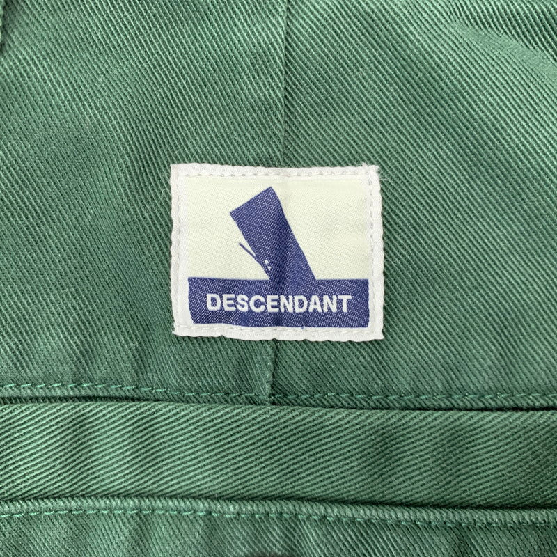 【中古品】【メンズ】 DESCENDANT ディセンダント 241WVDS-PTM09 DC-3 TWILL TROUSERS ツイル トラウザーズ パンツ ボトムス ズボン 153-260812-cs-05-izu サイズ：1 カラー：グリーン 万代Net店