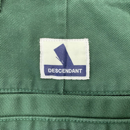 【中古品】【メンズ】 DESCENDANT ディセンダント 241WVDS-PTM09 DC-3 TWILL TROUSERS ツイル トラウザーズ パンツ ボトムス ズボン 153-260812-cs-05-izu サイズ：1 カラー：グリーン 万代Net店