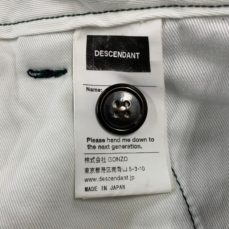【中古品】【メンズ】 DESCENDANT ディセンダント 241WVDS-PTM09 DC-3 TWILL TROUSERS ツイル トラウザーズ パンツ ボトムス ズボン 153-260812-cs-05-izu サイズ：1 カラー：グリーン 万代Net店