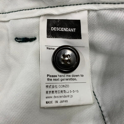 【中古品】【メンズ】 DESCENDANT ディセンダント 241WVDS-PTM09 DC-3 TWILL TROUSERS ツイル トラウザーズ パンツ ボトムス ズボン 153-260812-cs-05-izu サイズ：1 カラー：グリーン 万代Net店